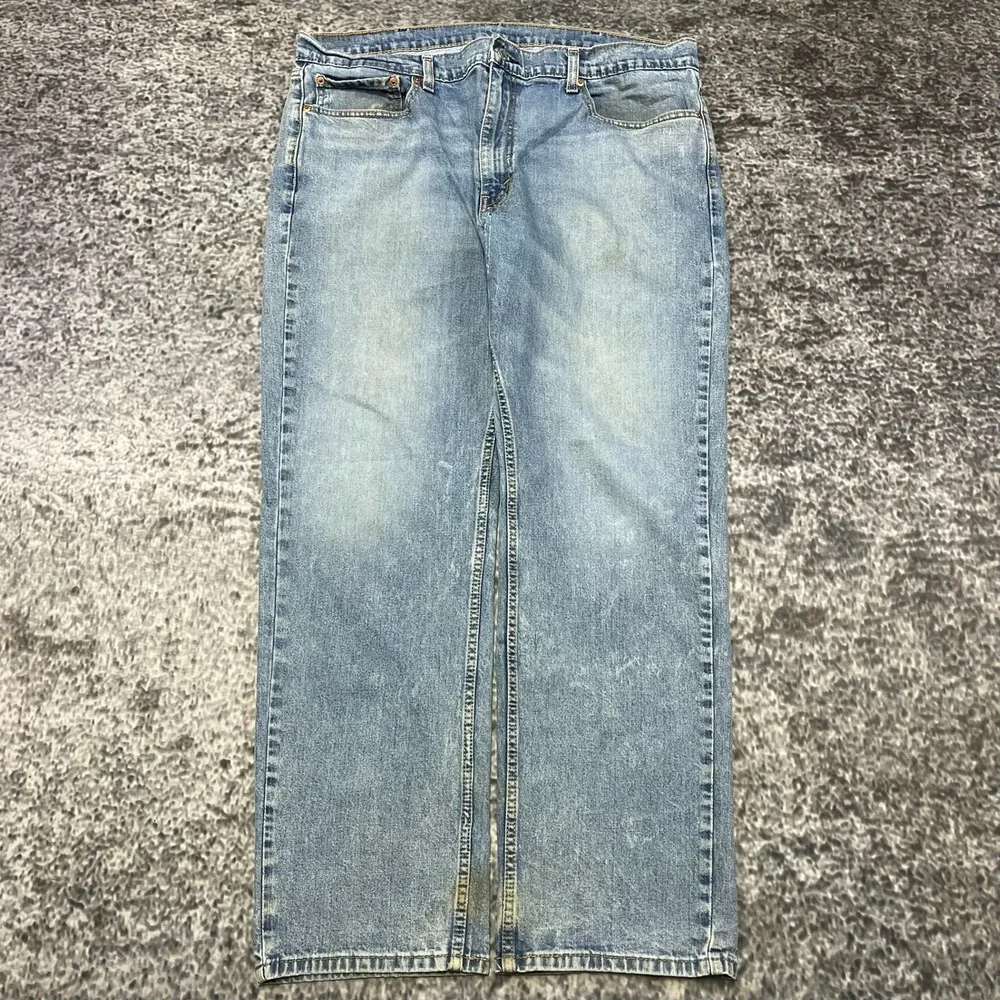 Levi's‎ 559 Jeans Relaxed Straight Mens 40x31 Blue Distressed Denim